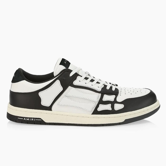 AMIRI Other - AMIRI Skel-Top Low-Top Black and White Retro Sneakers- 10